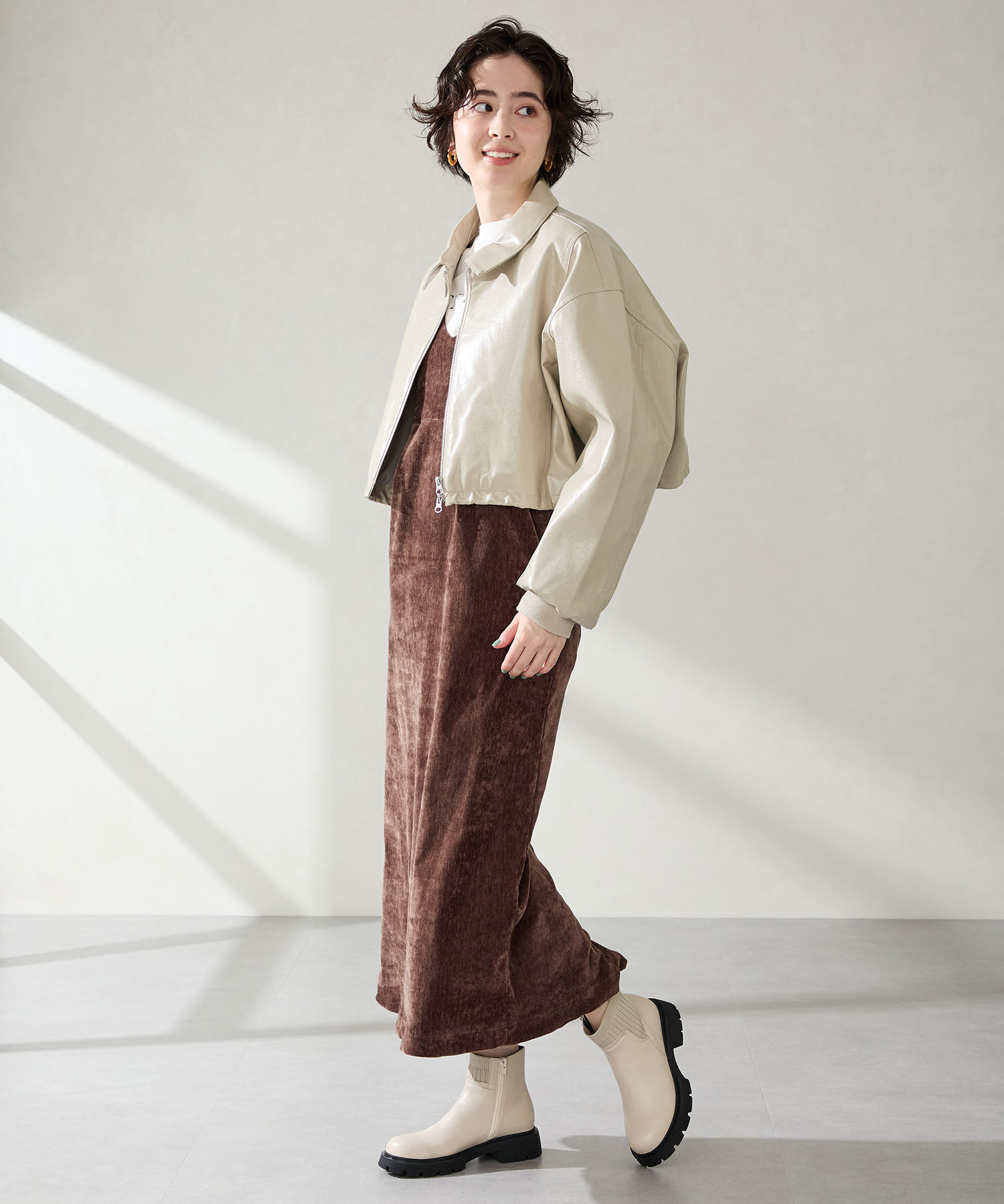 ORiental TRaffic「ニット ドッキング タンクソール ブーツ /51412」|ショートブーツ|