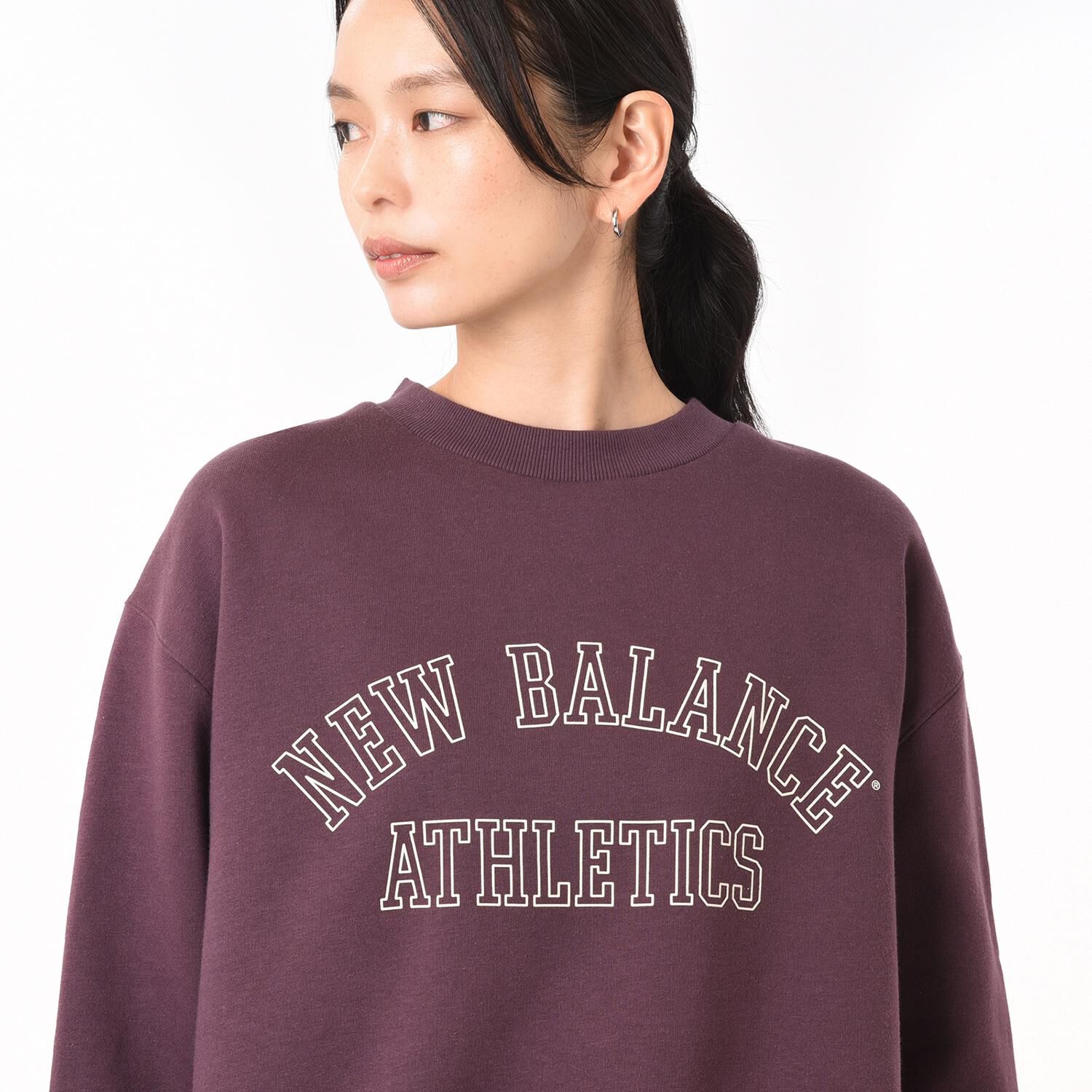 NEW BALANCE 「【NEW BALANCEｳｪｱ】W ｸﾞﾗﾌｨｯｸﾌﾚﾝﾁﾃﾘｰｸﾙｰ」|スウェット・ジャージ|
