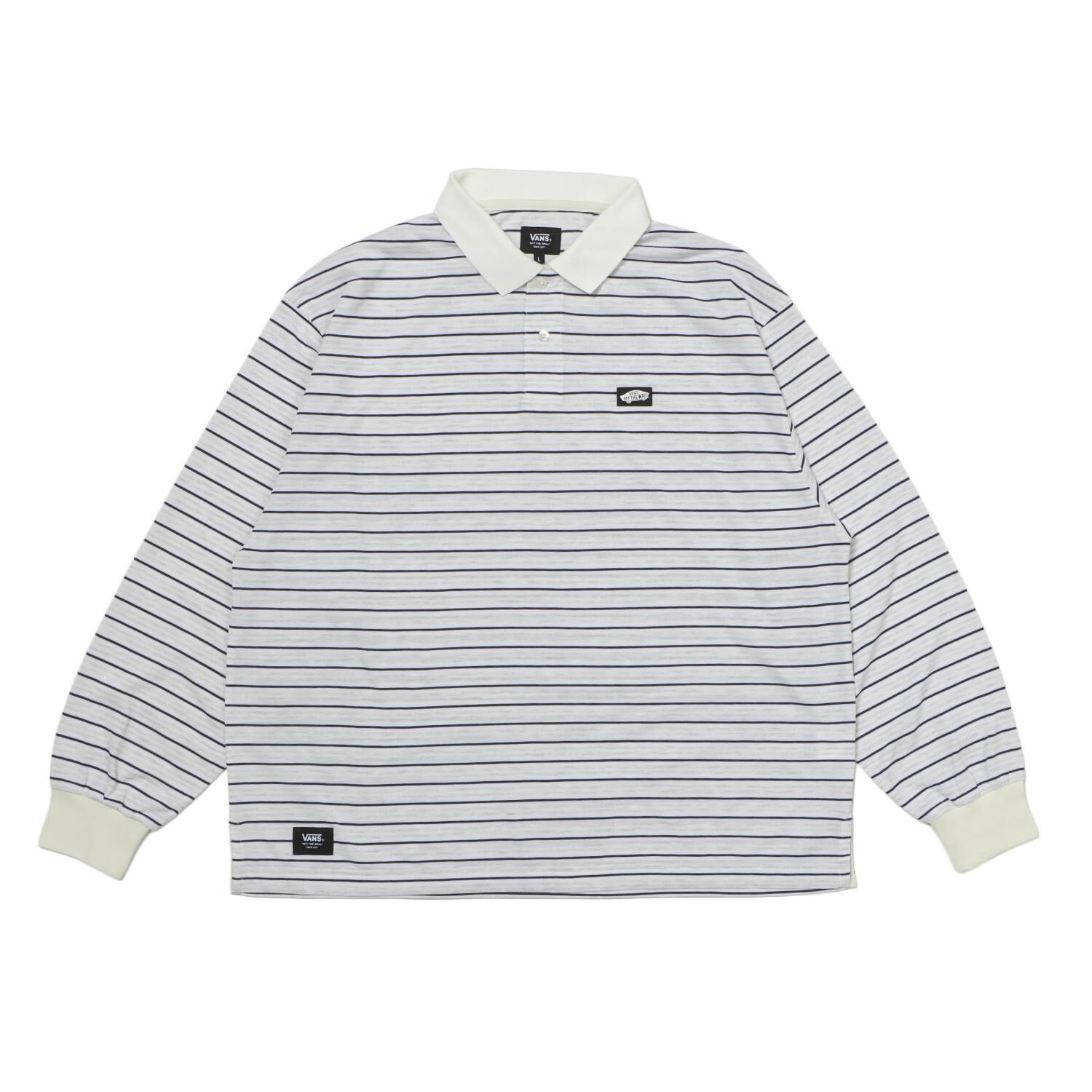 VANS「【VANSｱﾊﾟﾚﾙ(WJ)】CAVE JERSEY LS Polo Shirts」|Tシャツ・カットソー|ホワイト