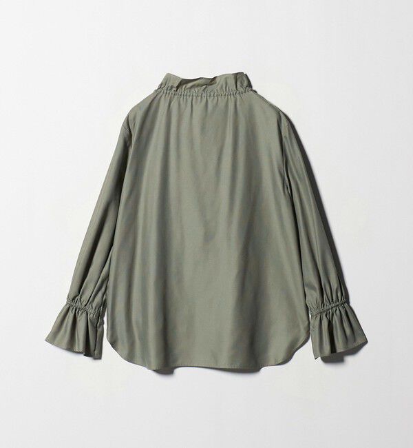 UNITED ARROWS「フリルカラー フレアスリーブ ブラウス」|シャツ・ブラウス|