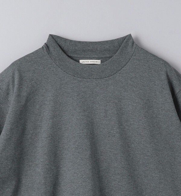 UNITED ARROWS「SARROWS/サローズ オーガニックコットン モックネック Tシャツ」|Tシャツ・カットソー|