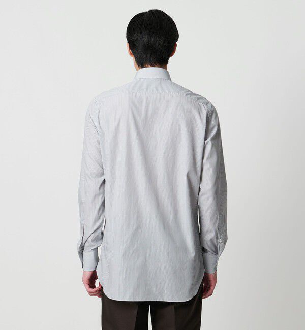 UNITED ARROWS「ALBINI ファンシーストライプ タブカラー シャツ」|シャツ・ブラウス|