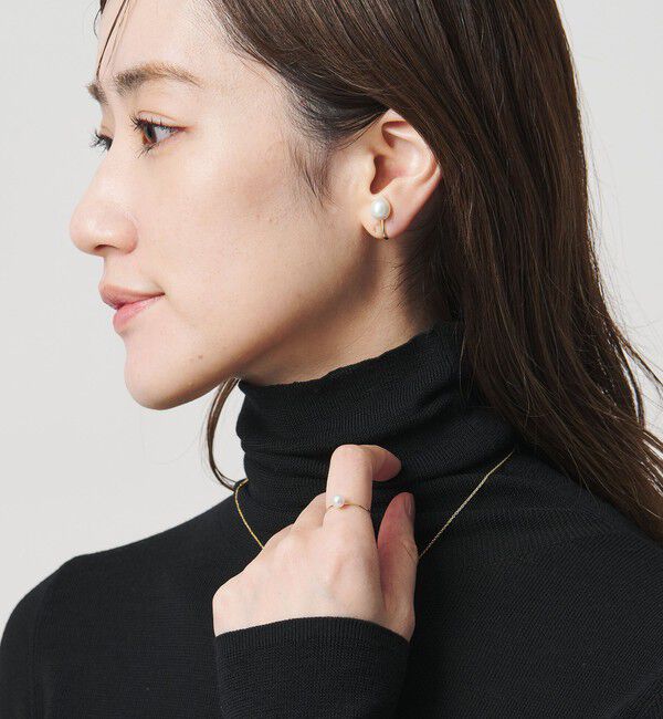 UNITED ARROWS「＜les bonbon＞K10 パール リング」|リング|