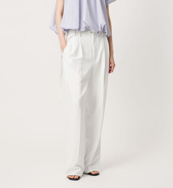 AEWEN MATOPH「＜AEWEN MATOPH＞ハイウエストベルトパンツ」|その他|WHITE