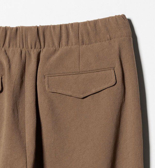 UNITED ARROWS「ポリエステルサブレ モダンストレート イージーパンツ」|スラックス|