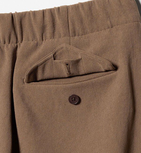 UNITED ARROWS「ポリエステルサブレ モダンストレート イージーパンツ」|スラックス|