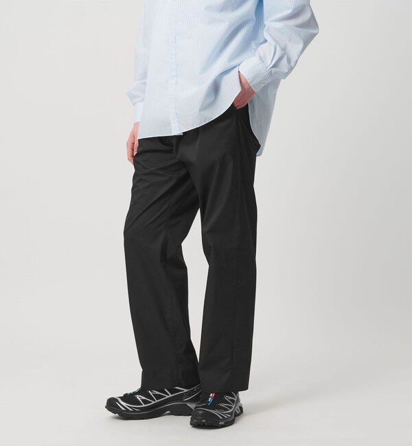 UNITED ARROWS「スムース タイプライター 2プリーツ リラックス トラウザース」|チノ|