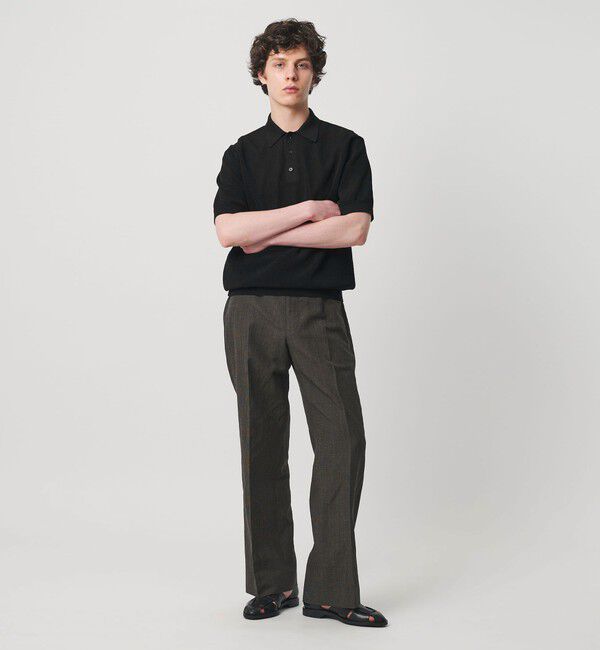 UNITED ARROWS「シャーリーカーン バーズアイ ニットポロシャツ」|ポロシャツ|