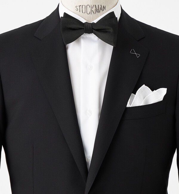 UNITED ARROWS green label relaxing「サテン ソリッド ボウタイ 蝶ネクタイ」|ネクタイ・蝶ネクタイ|BLACK