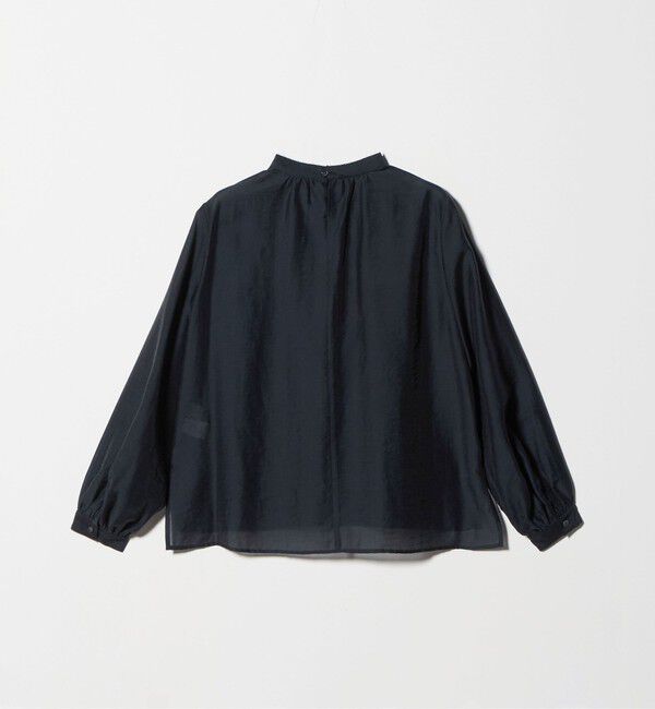 UNITED ARROWS green label relaxing「フェイクパール スタンドネック ブラウス」|シャツ・ブラウス|