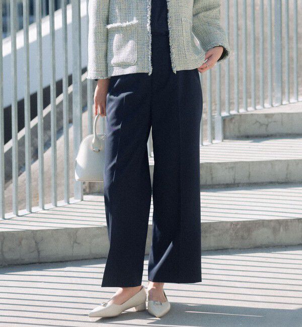 UNITED ARROWS green label relaxing「［size SHORT/TALLあり］Greed グリード ストレート パンツ ウォッシャブル」|スラックス|