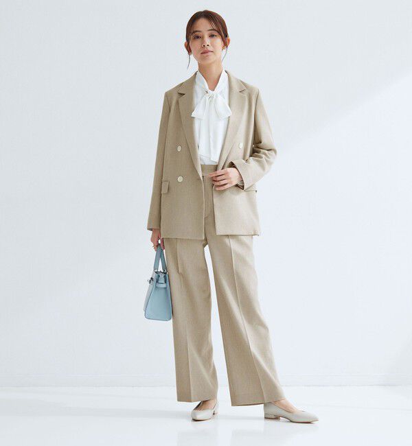 UNITED ARROWS green label relaxing「［size SHORT/TALLあり］Greed グリード メランジ ストレート パンツ」|スラックス|