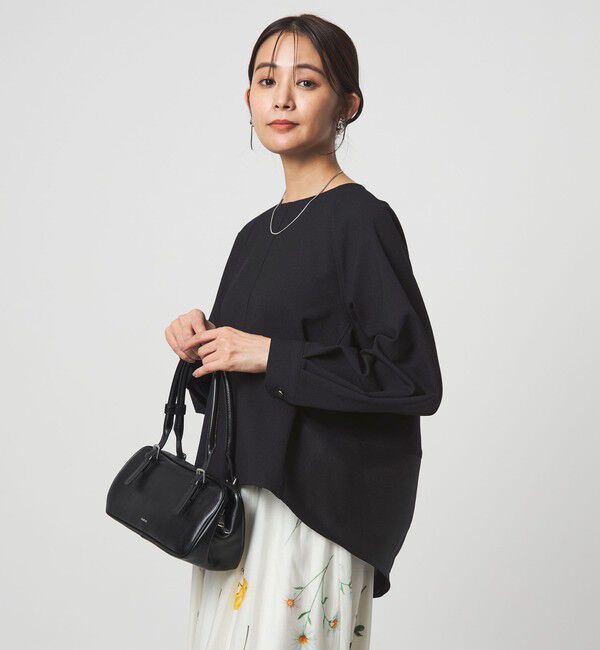 UNITED ARROWS green label relaxing「［size SHORTあり］fleurie(フルリー) フォルム プルオーバー ブラウス」|シャツ・ブラウス|NAVY