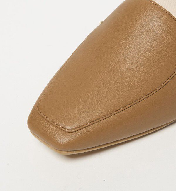 UNITED ARROWS green label relaxing「クッショニーシューズ メタルチップ モカ / フラットシューズ」|ローファー|