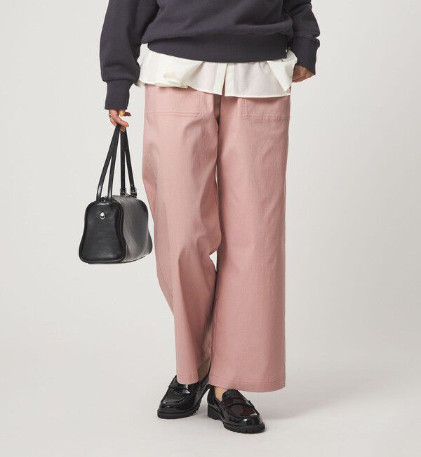 UNITED ARROWS green label relaxing「［size SHORT/TALLあり］オルマイ LI/MIX ベイカー パンツ」|その他|PINK