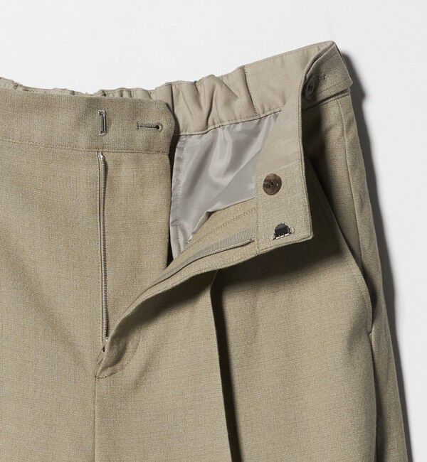 UNITED ARROWS green label relaxing「ラミーブレンド ワイド パンツ」|チノ|