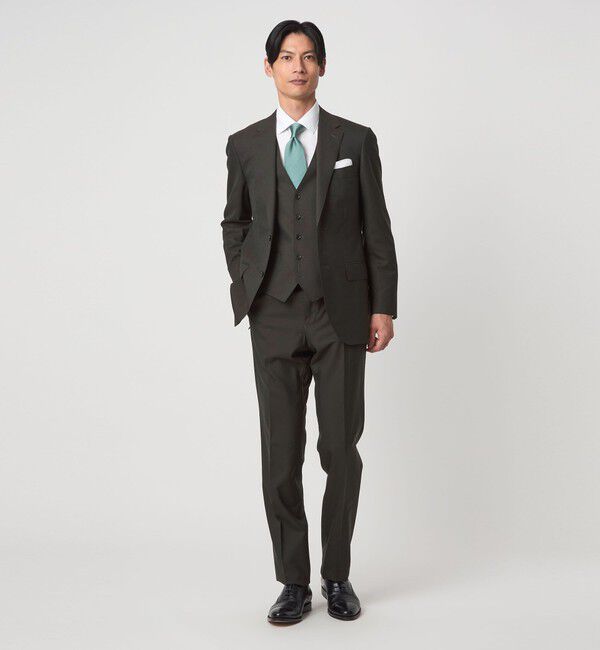 UNITED ARROWS green label relaxing「REDA トロピカル 無地 5B スーツベスト」|スーツ|