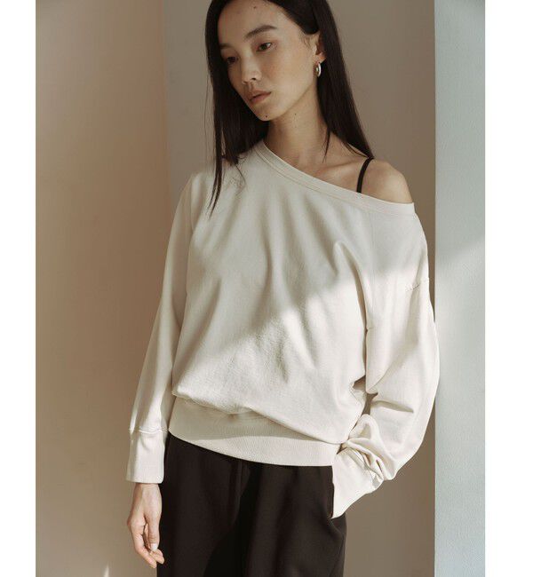 UNITED ARROWS green label relaxing「＜SEASONAL COLLECTION＞ハイゲージ ウラケ プルオーバー」|スウェット・ジャージ|OFF WHITE