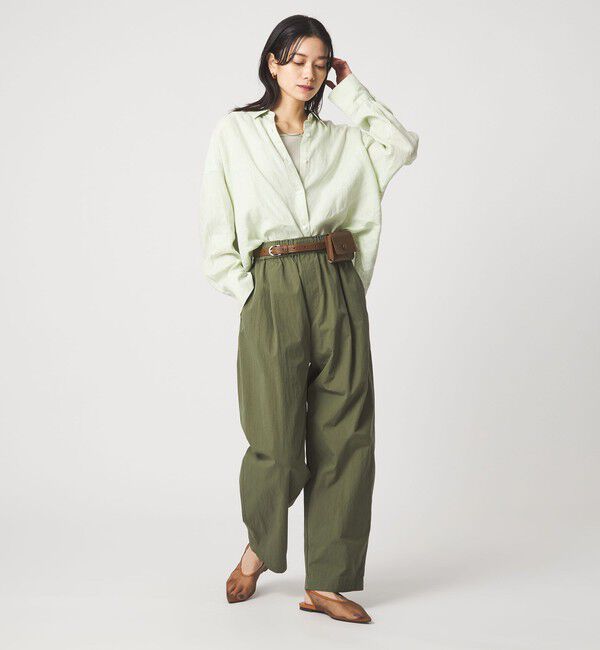 UNITED ARROWS green label relaxing「［size SHORTあり］イージー カーブ パンツ ウォッシャブル 接触冷感」|その他|