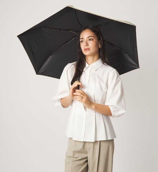 UNITED ARROWS green label relaxing「【別注】＜because＞パイピング 折りたたみ傘 晴雨兼用 レイン UVカット」|傘|