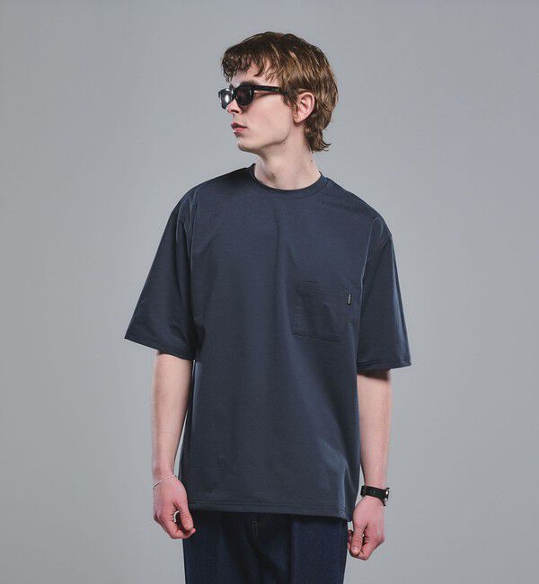 UNITED ARROWS green label relaxing「＜THE NORTH FACE＞ショートスリーブ エアリー ポケット Tシャツ」|Tシャツ・カットソー|NAVY