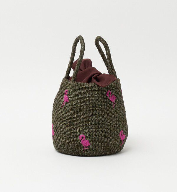 EMMEL REFINES「＜The Bagmati＞シシュウ カゴバッグ＜ Select by EMMEL REFINES ＞」|かごバッグ|