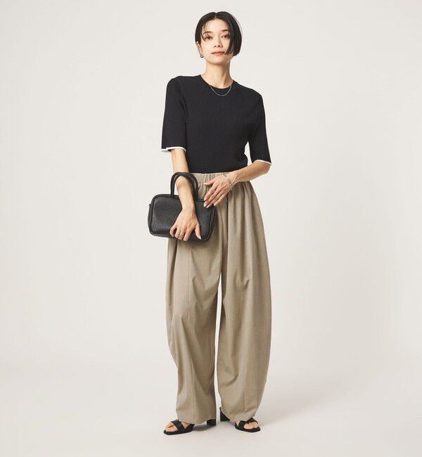 UNITED ARROWS green label relaxing「【WEB限定】＜at ease＞カーブ パンツ マシンウォッシャブル ストレッチ UVカット」|その他|