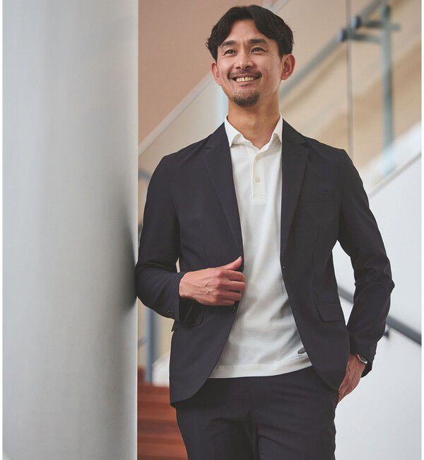 UNITED ARROWS green label relaxing「【WEB限定】JUST fit デイリー ドライ カッタウェイ 半袖 ポロシャツ -吸水速乾・抗菌-」|ポロシャツ|