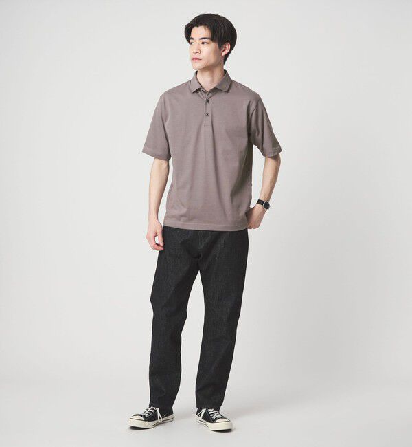 UNITED ARROWS green label relaxing「【WEB限定】JUST fit デイリー ドライ カッタウェイ 半袖 ポロシャツ -吸水速乾・抗菌-」|ポロシャツ|