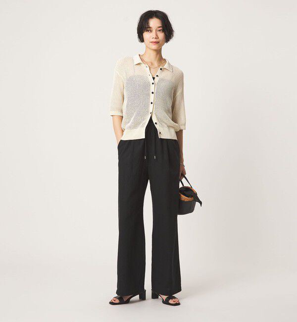 UNITED ARROWS green label relaxing「［size SHORT/TALLあり］BREEZE LINEN ブリーズリネン ワイド パンツ」|その他|