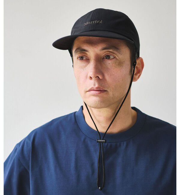 UNITED ARROWS green label relaxing「【別注】＜Marmot＞ロング ビル キャップ 帽子」|キャップ・キャスケット|BLACK