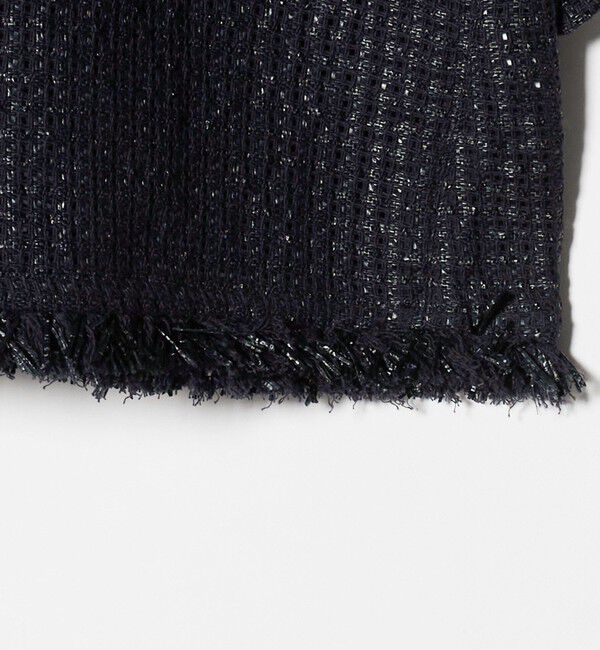 UNITED ARROWS green label relaxing「ラティス ツイードライク プルオーバー」|シャツ・ブラウス|