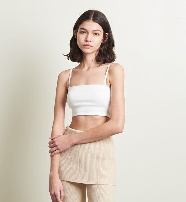 ATTISESSION「＜ATTISESSION＞コットン バンドゥ」|キャミソール|OFF WHITE