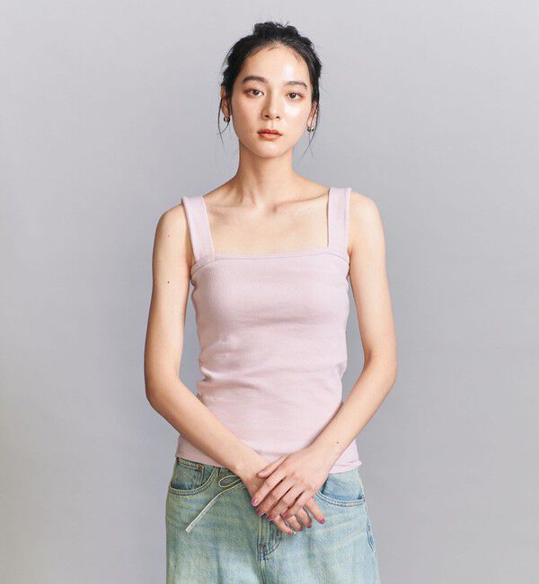 BEAUTY&YOUTH UNITED ARROWS「コットンブレンド ベア タンクトップ」|タンクトップ|