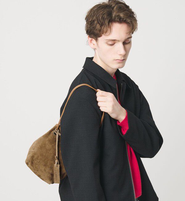 BEAUTY&YOUTH UNITED ARROWS「＜LA UNIQA＞スエード 巾着 バッグ」|ハンドバッグ|BEIGE