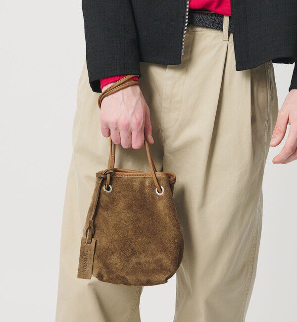 BEAUTY&YOUTH UNITED ARROWS「＜LA UNIQA＞スエード 巾着 バッグ」|ハンドバッグ|