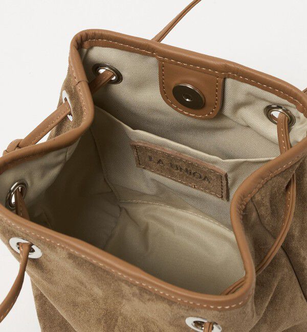 BEAUTY&YOUTH UNITED ARROWS「＜LA UNIQA＞スエード 巾着 バッグ」|ハンドバッグ|