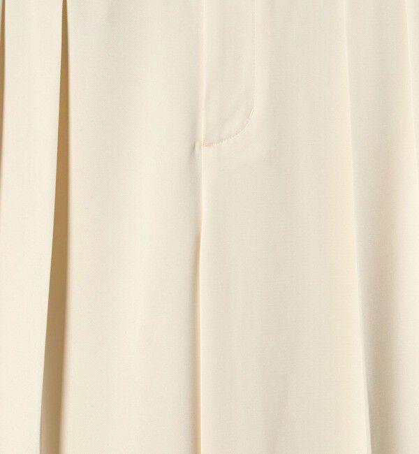 BEAUTY&YOUTH UNITED ARROWS「ポリエステル ドレープ 2タック ワイドパンツ ウォッシャブル」|チノ|