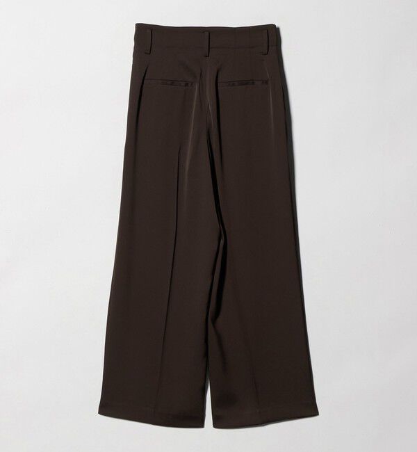 BEAUTY&YOUTH UNITED ARROWS「ポリエステル ドレープ 2タック ワイドパンツ ウォッシャブル」|チノ|