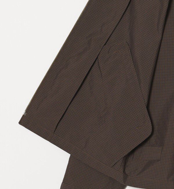 STEVEN ALAN「＜Steven Alan＞ C/PE マイクロチェック ワーク ブルゾン」|ブルゾン・スタジャン|