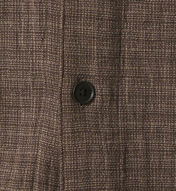 STEVEN ALAN「＜Steven Alan＞ コットンメッシュ チェック オープンカラー オーバー シャツ」|シャツ・ブラウス|