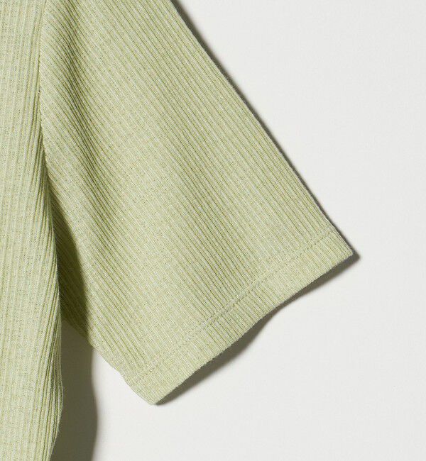 STEVEN ALAN「＜Steven Alan＞リブ ハーフスリーブ プルオーバー」|Tシャツ・カットソー|