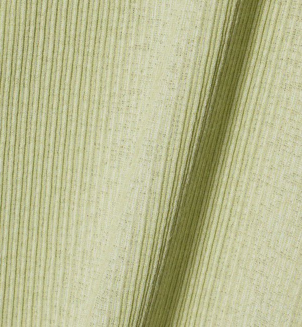 STEVEN ALAN「＜Steven Alan＞リブ ハーフスリーブ プルオーバー」|Tシャツ・カットソー|