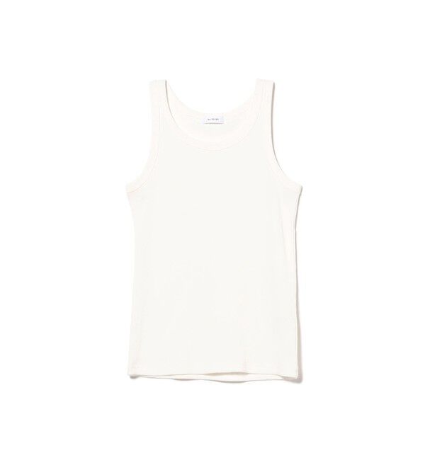 Ray BEAMS 「ベーシック リブ タンクトップ」|Tシャツ・カットソー|WHITE
