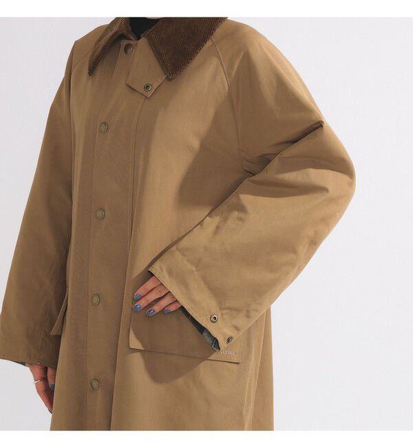 Demi-Luxe BEAMS 「【別注】BARBOUR / BURGHLEY ロングコート」|ダッフルコート|
