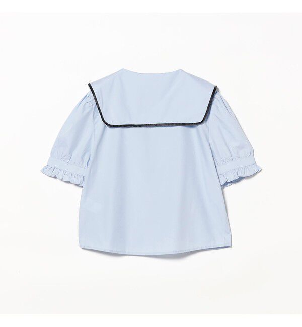 Ray BEAMS 「sister jane / Glassy Bowed Collar ブラウス」|シャツ・ブラウス|