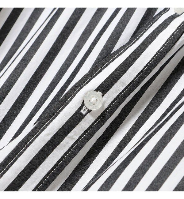 BEAMSBOY「ストライプ BD ワンピース ロングスリーブ」|ワンピース|
