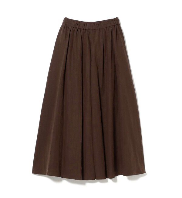 Demi-Luxe BEAMS 「ポプリン ギャザースカート」|スカート|