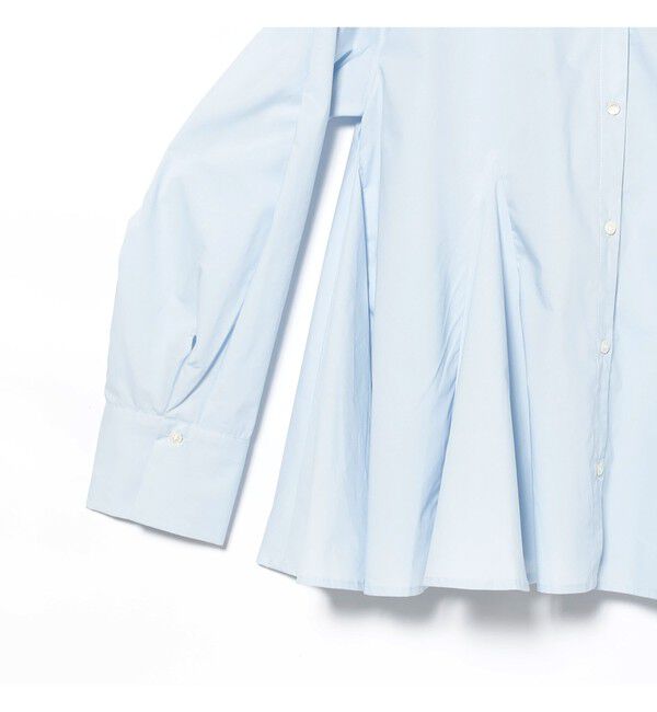 Ray BEAMS 「キーネック フレア ブラウス」|シャツ・ブラウス|