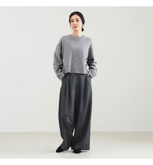 Demi-Luxe BEAMS 「7ゲージ ウール クルーネック プルオーバー」|ニット・セーター|
